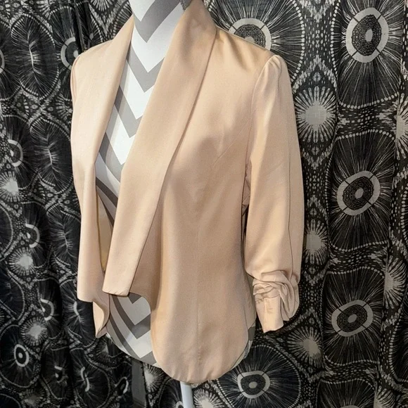 Pale Pink Velvet Heart Blazer - S - Picture 3 of 8